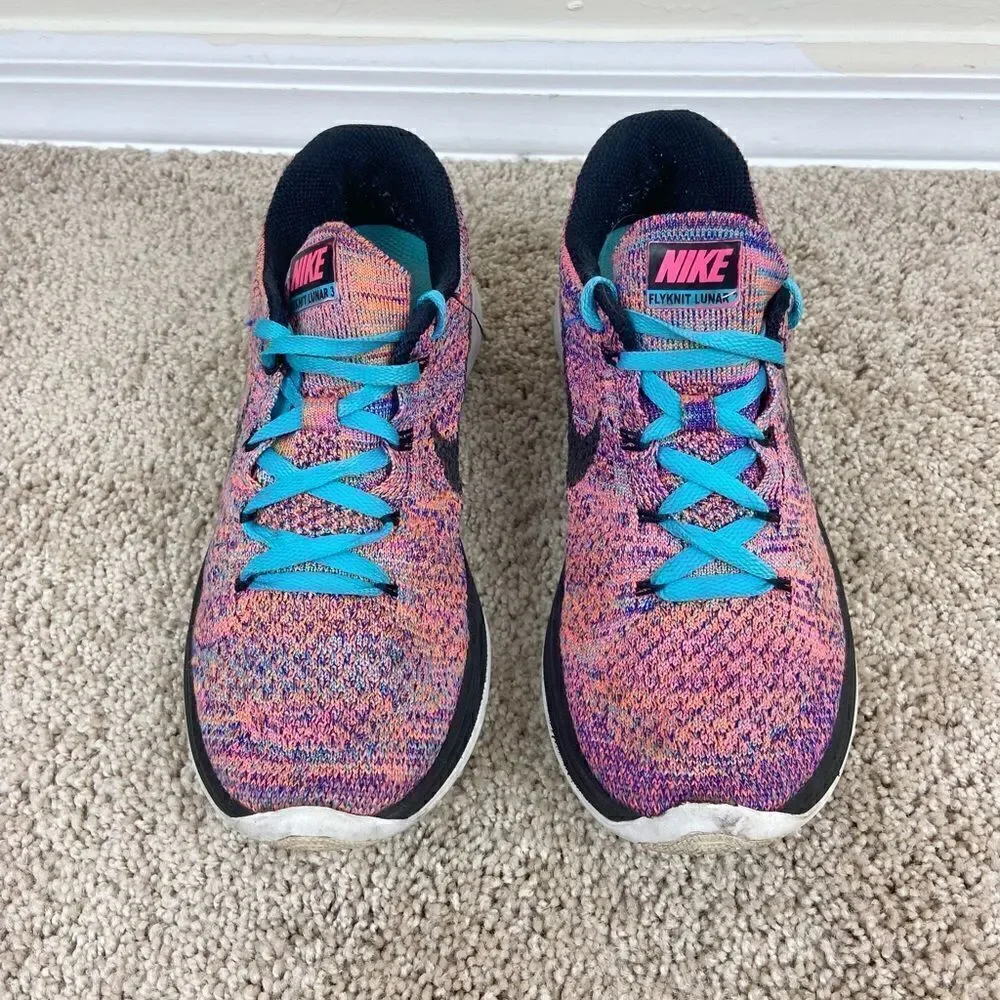 Nike Flyknit Lunar 3 Running Shoes - Multi Color